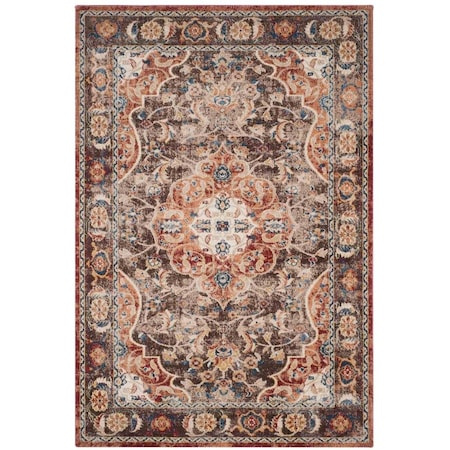 Safavieh Rectangle Bohemian Bijar Area Rug Brown & Rust - 11 x 15 ft. BIJ648D-1115